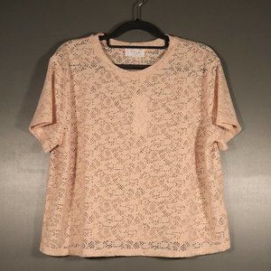 NWT Sage the Label Cream Blouse Size Medium